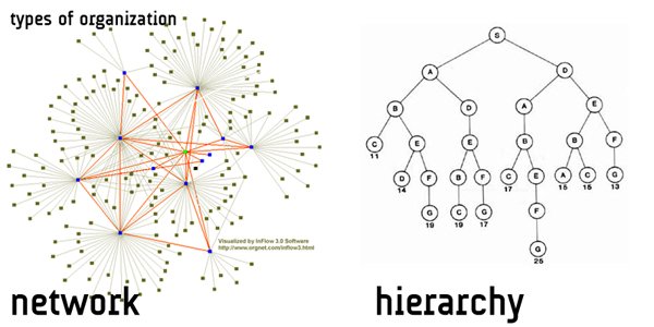 Networks vs Hierarchies